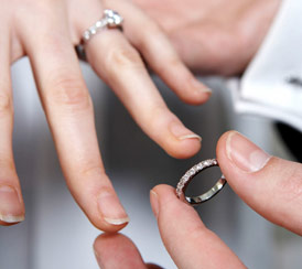Putting on the ring